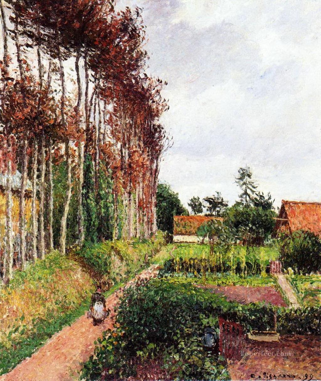 el campo junto a la posada ango varengeville 1899 Camille Pissarro Pintura al óleo